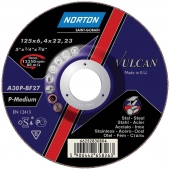 Отрезной диск Norton Vulcan A30S T27 125x4.0x22.23